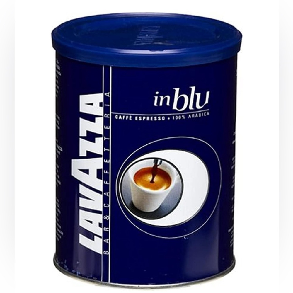 Lavazza in Blu Espresso Ground Coffee Blend Medium Espresso Roast 8.8oz (4 Pack)